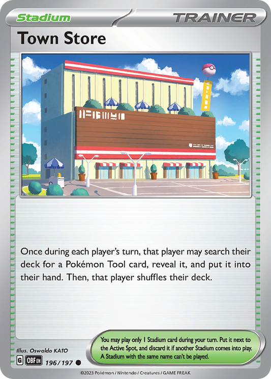 Town Store 196/197 - Reverse Holo