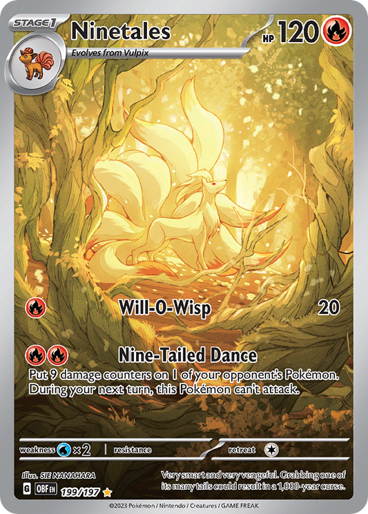 Ninetales 199/197 - Reverse Holo