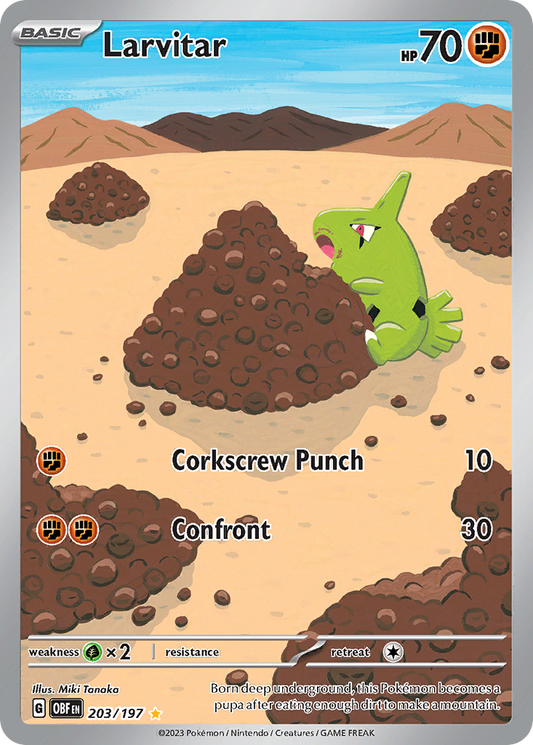 Larvitar 203/197 - Reverse Holo