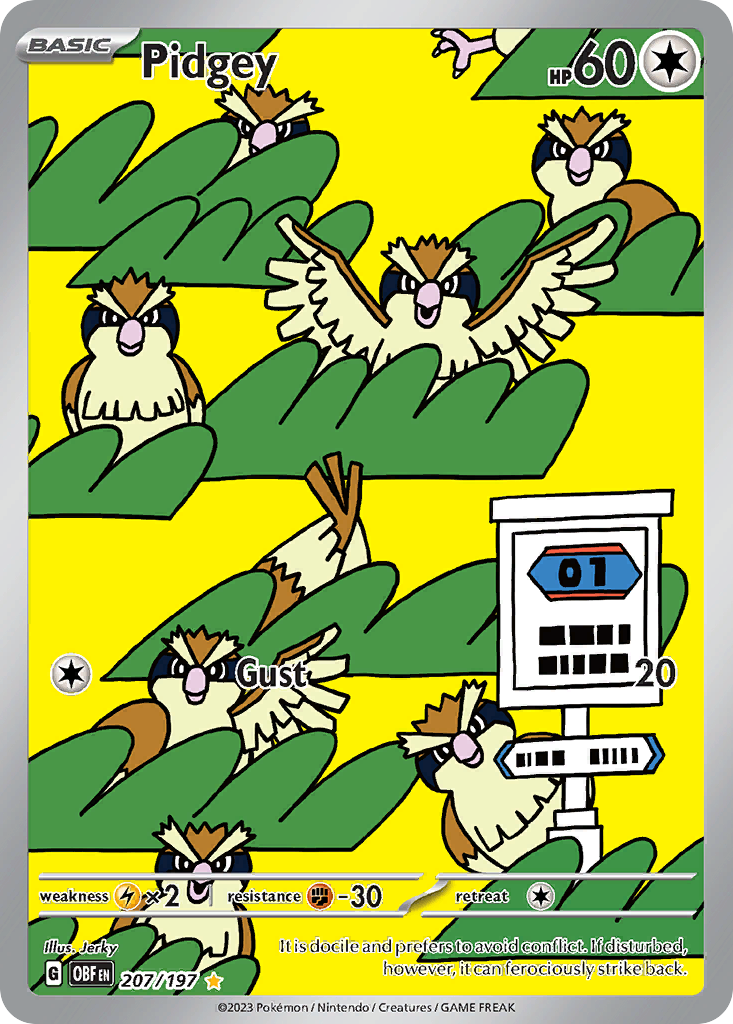 Pidgey 207/197 - Reverse Holo