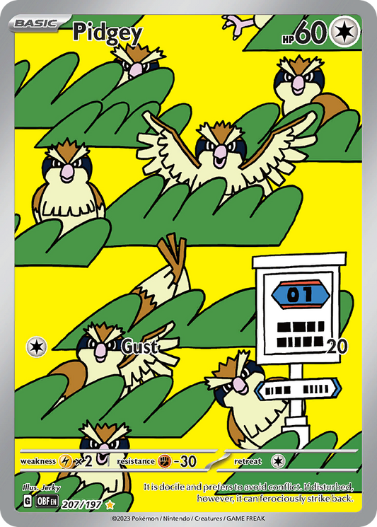 Pidgey 207/197 - Reverse Holo