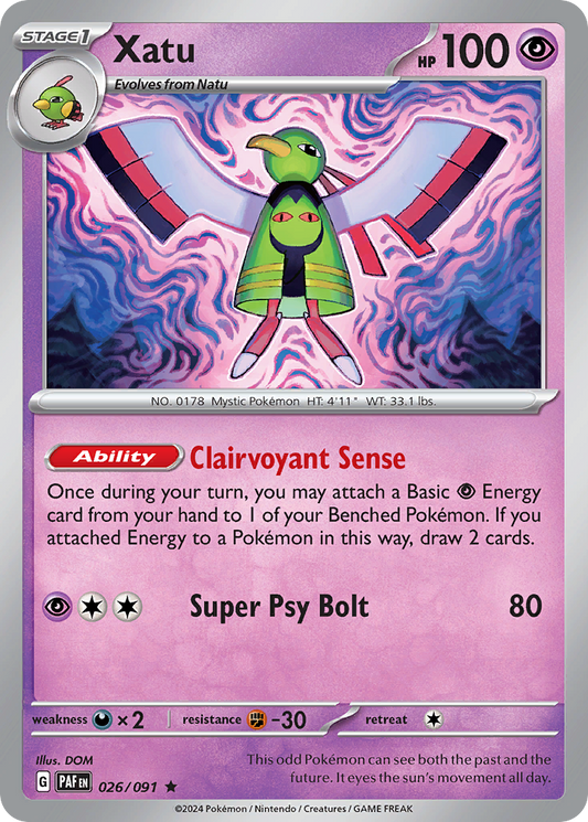 Xatu 026/091 - Reverse Holo