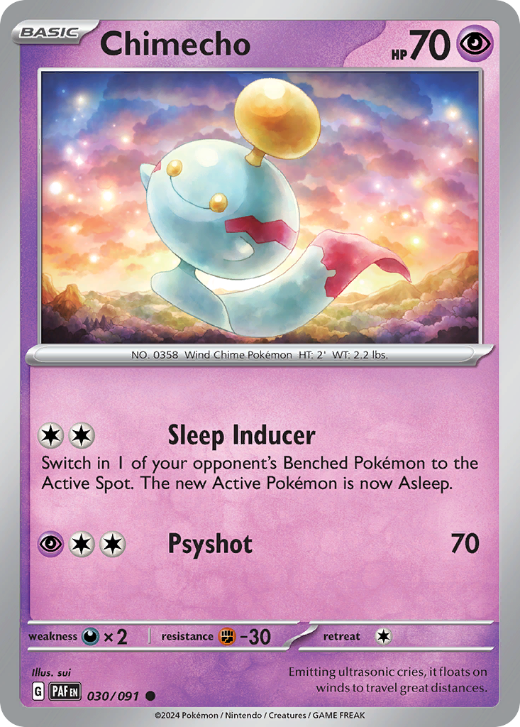 Chimecho 030/091 - Reverse Holo