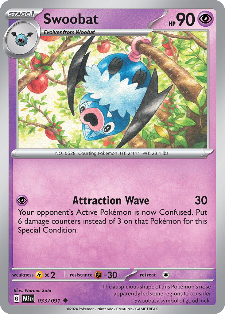 Swoobat 033/091 - Reverse Holo