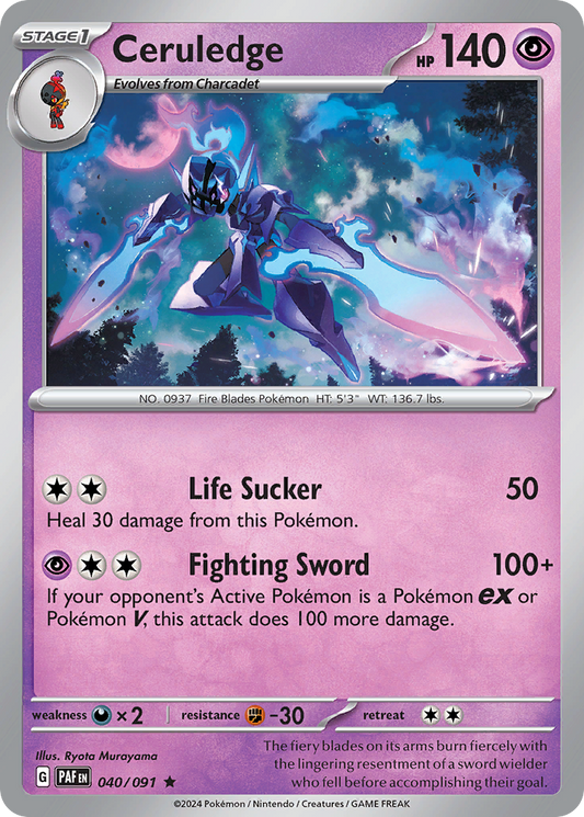 Ceruledge 040/091 - Reverse Holo