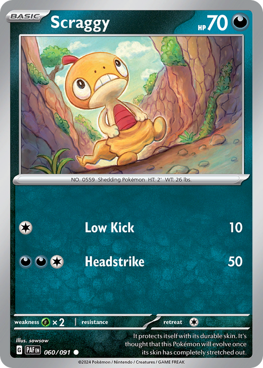 Scraggy 060/091 - Reverse Holo