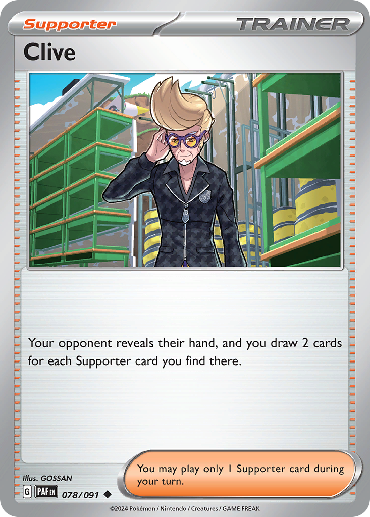 Clive 078/091 - Reverse Holo