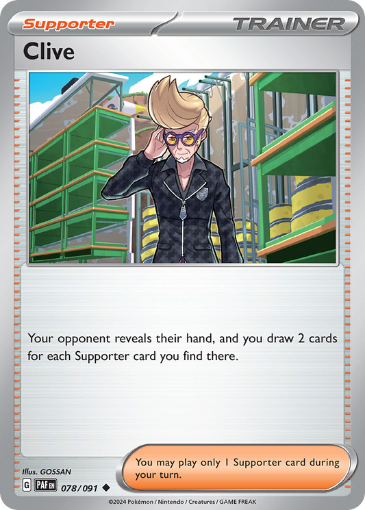 Clive 078/091 - Reverse Holo
