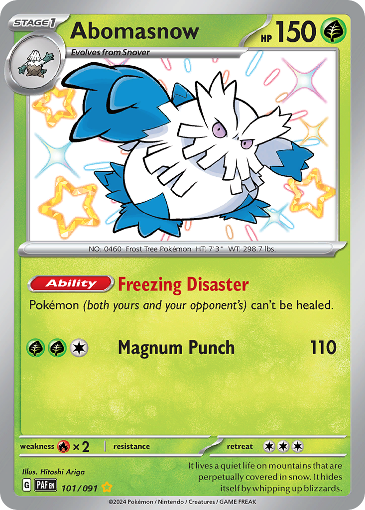 Abomasnow 101/091 - Reverse Holo