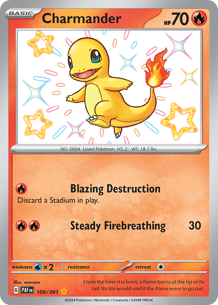 Charmander 109/091 - Reverse Holo