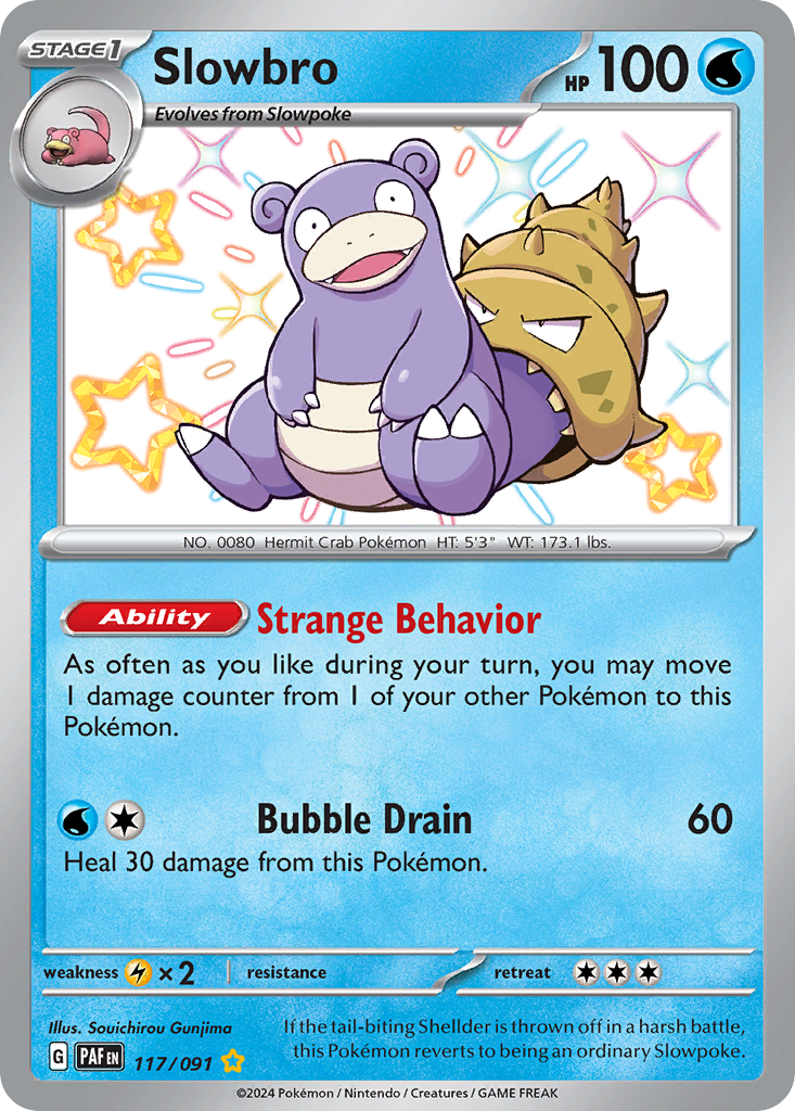 Slowbro 117/091 - Reverse Holo