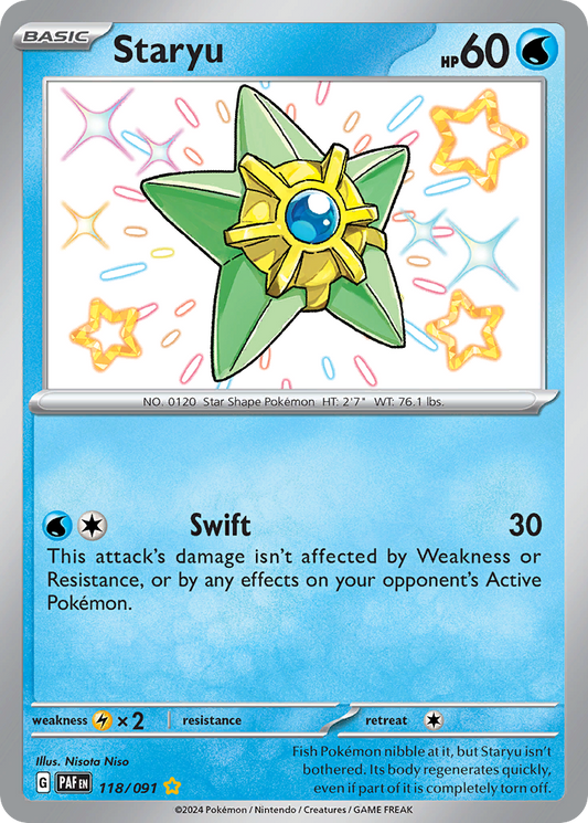 Staryu 118/091 - Reverse Holo