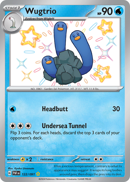 Wugtrio 122/091 - Reverse Holo