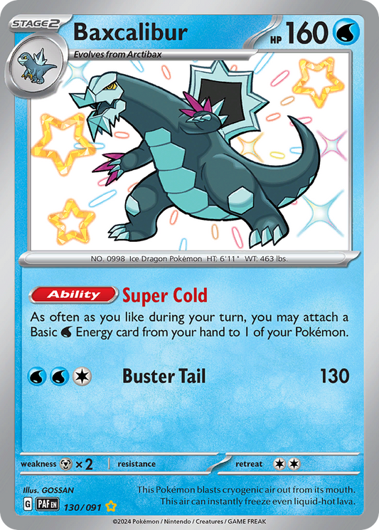 Baxcalibur 130/091 - Reverse Holo