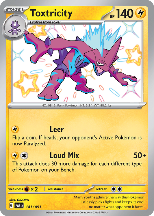 Toxtricity 141/091 - Reverse Holo