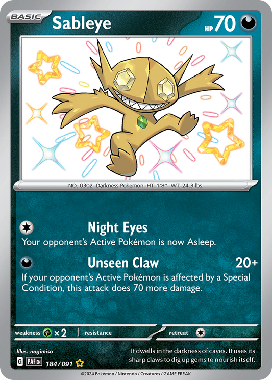 Sableye 184/091 - Reverse Holo