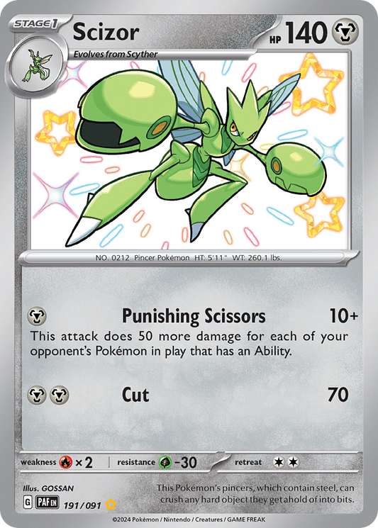 Scizor 191/091 - Reverse Holo