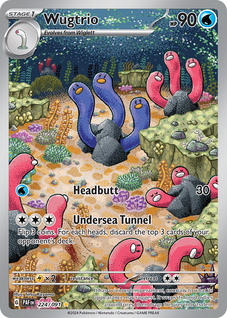 Wugtrio 224/091 - Reverse Holo
