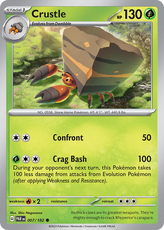 Crustle 007/182 - Reverse Holo