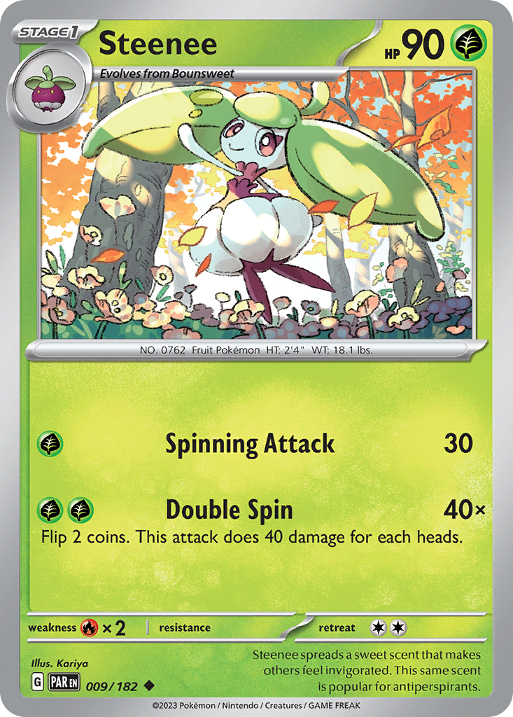 Steenee 009/182 - Reverse Holo