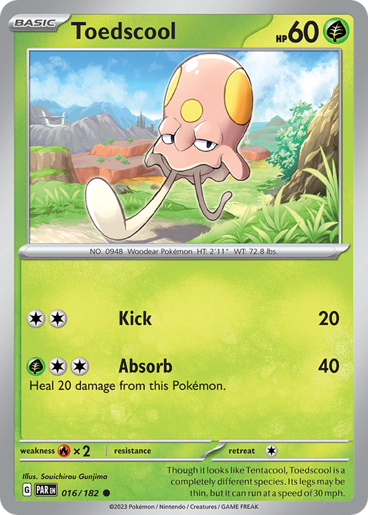 Toedscool 016/182 - Reverse Holo