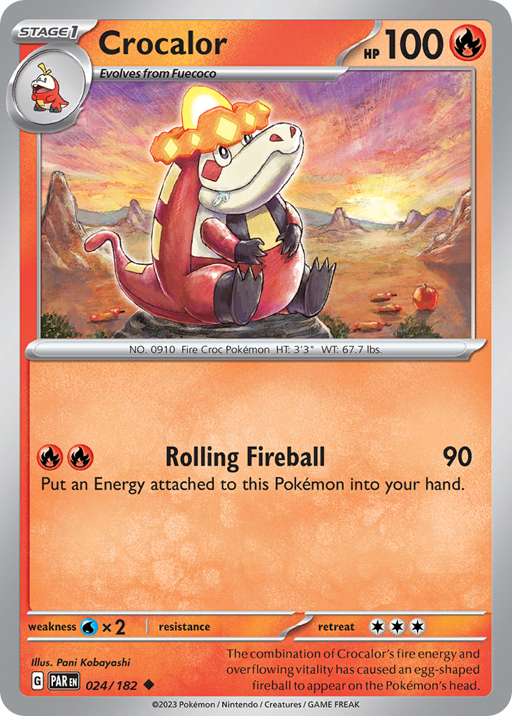 Crocalor 024/182 - Reverse Holo