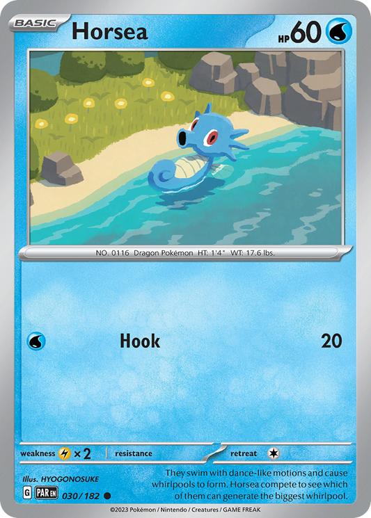 Horsea 030/182 - Reverse Holo
