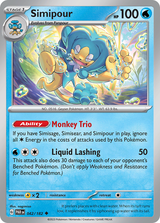 Simipour 042/182 - Reverse Holo