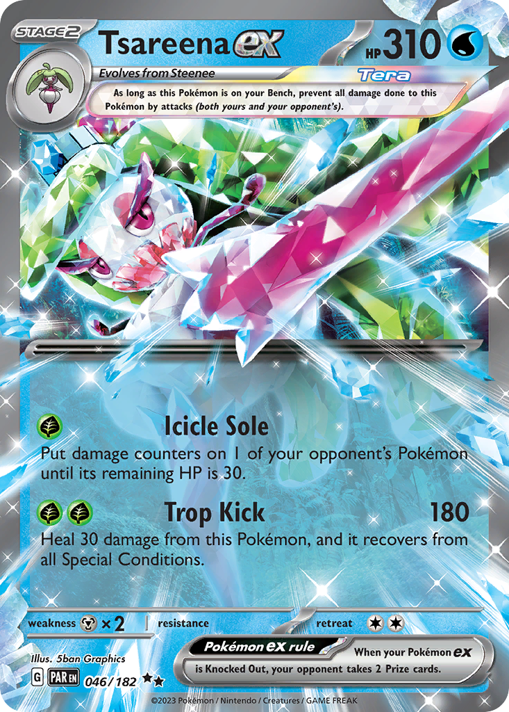 Tsareena ex 046/182 - Reverse Holo