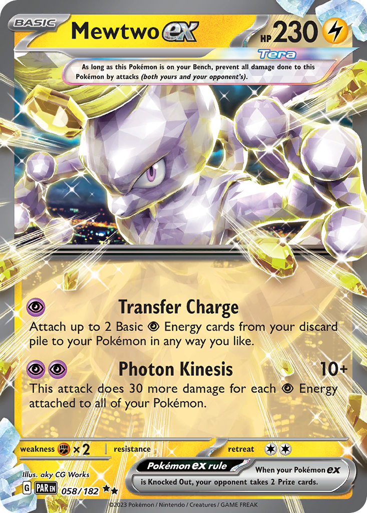 Mewtwo ex 058/182 - Reverse Holo