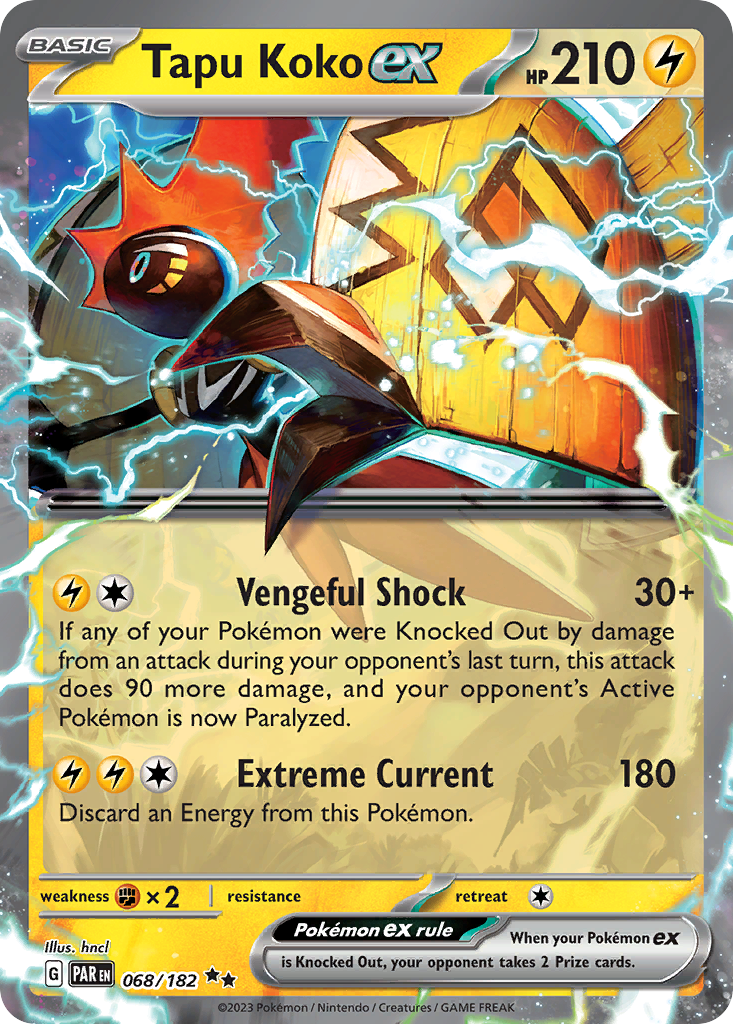 Tapu Koko ex 068/182 - Reverse Holo
