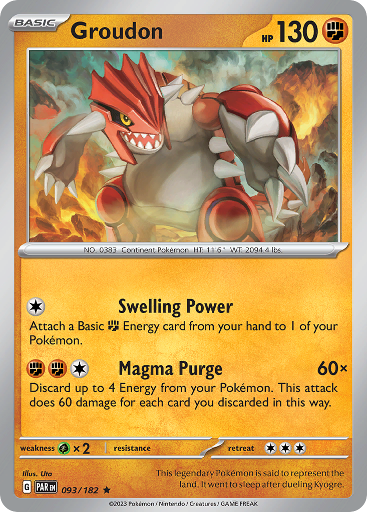 Groudon 093/182 - Reverse Holo