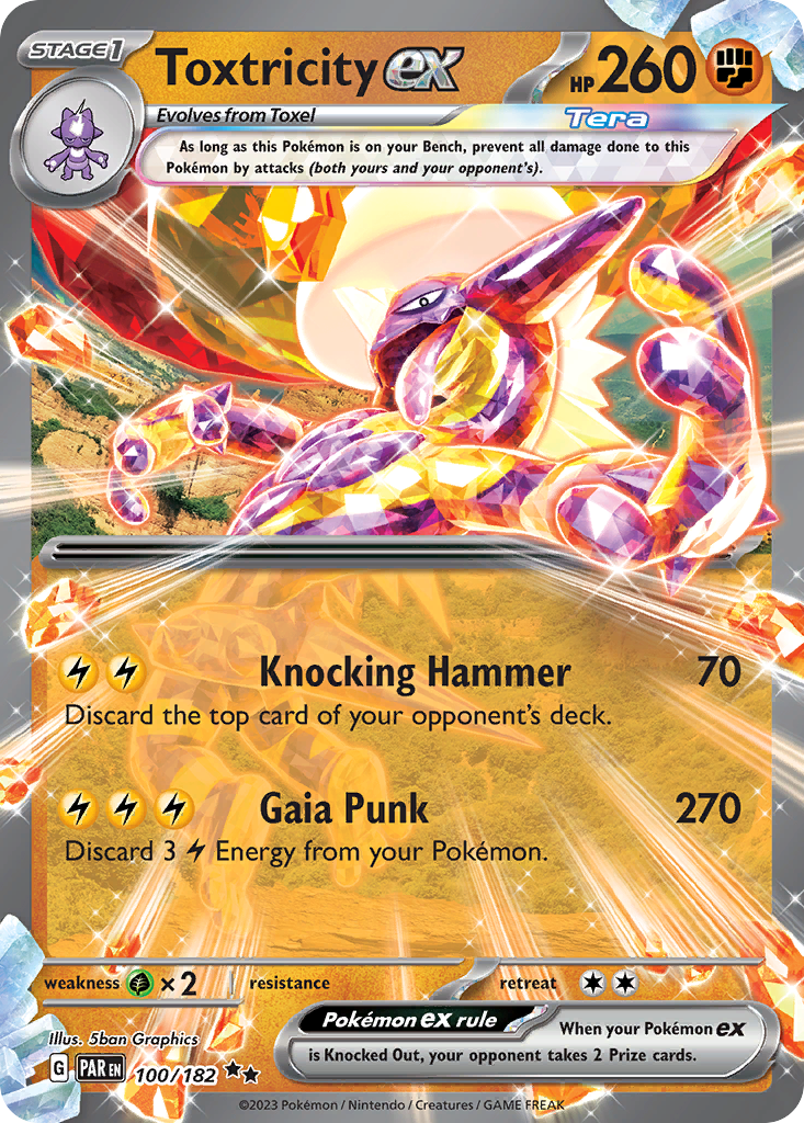 Toxtricity ex 100/182 - Reverse Holo