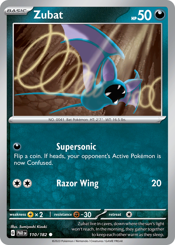 Zubat 110/182 - Reverse Holo