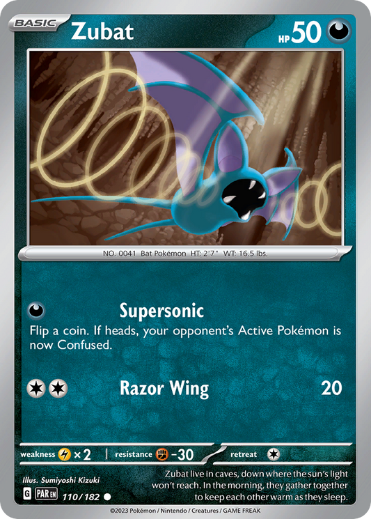 Zubat 110/182 - Reverse Holo