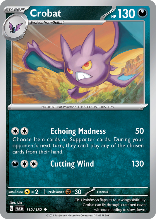 Crobat 112/182 - Reverse Holo