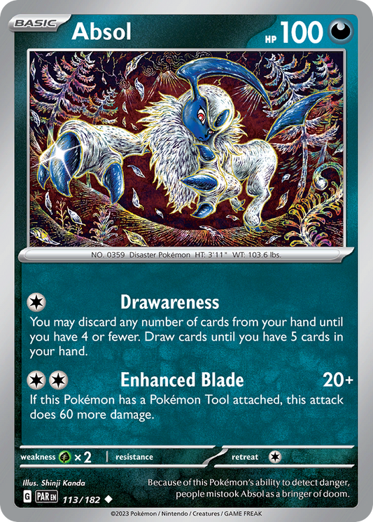 Absol 113/182 - Reverse Holo
