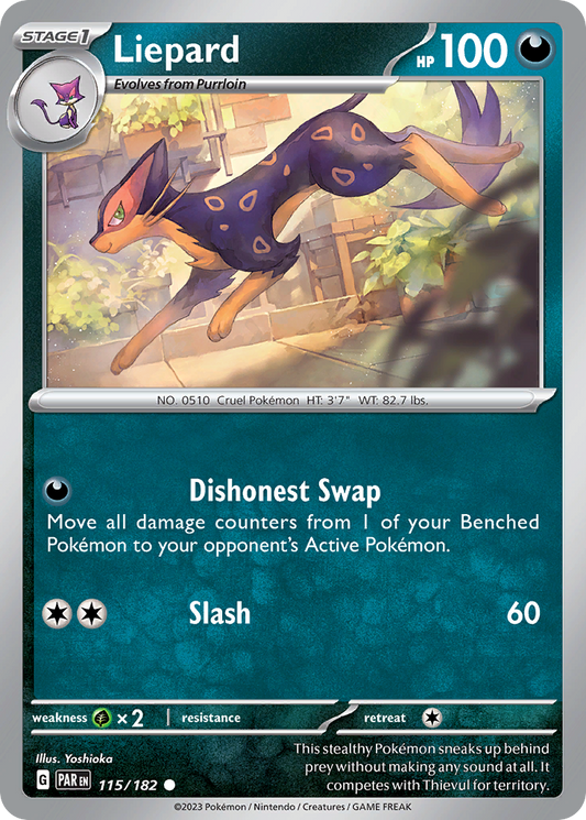 Liepard 115/182 - Reverse Holo
