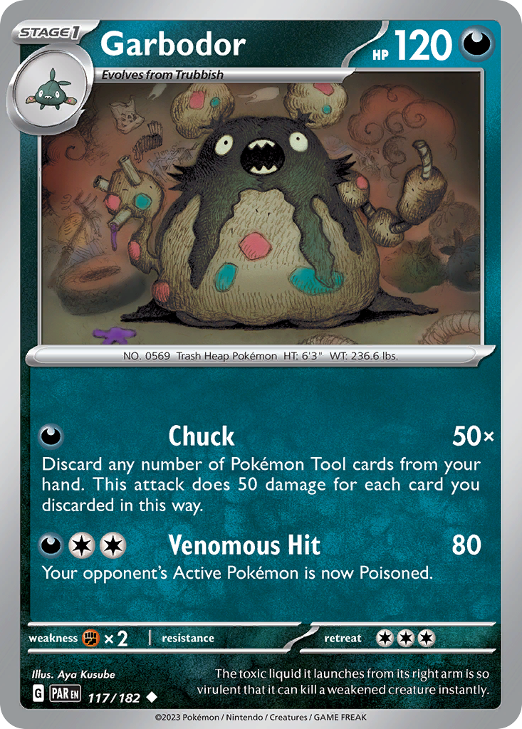 Garbodor 117/182 - Reverse Holo