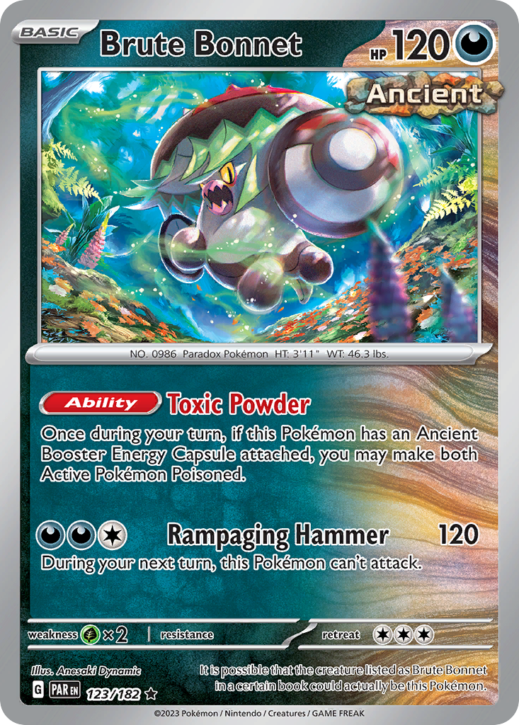 Brute Bonnet 123/182 - Reverse Holo