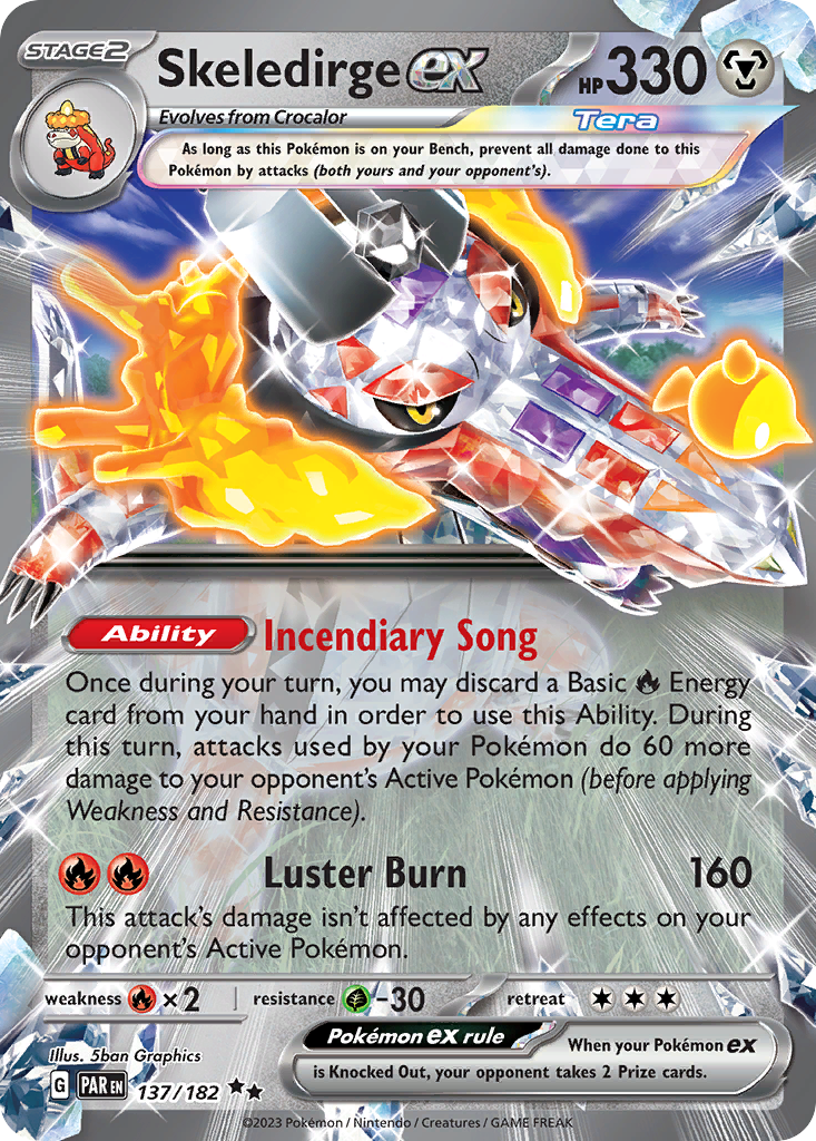 Skeledirge ex 137/182 - Reverse Holo