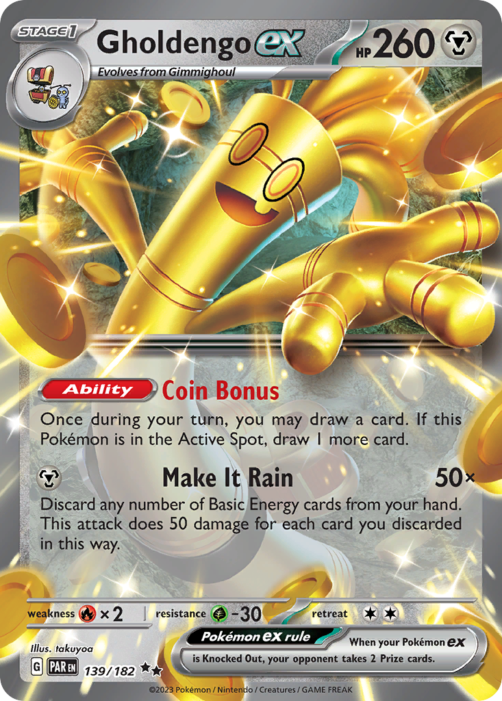 Gholdengo ex 139/182 - Reverse Holo