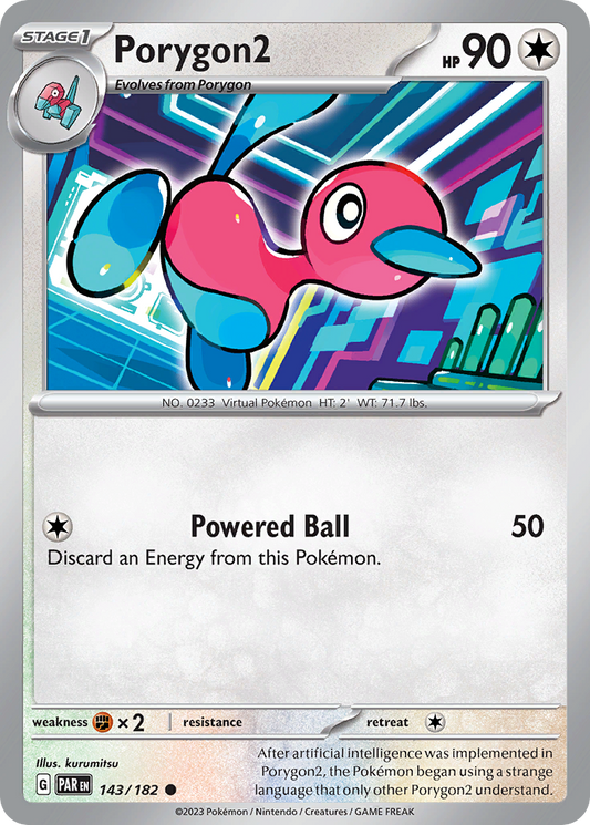 Porygon2 143/182 - Reverse Holo