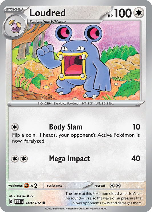 Loudred 149/182 - Reverse Holo