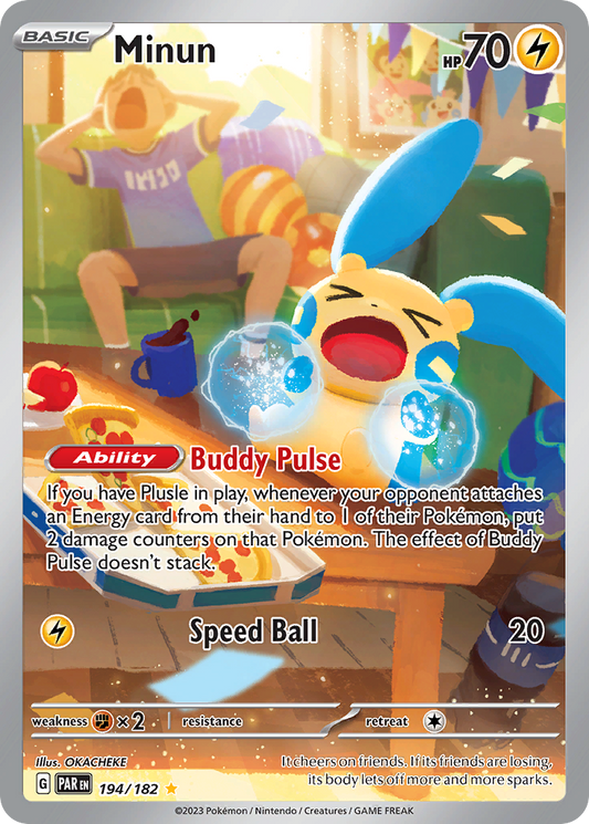 Minun 194/182 - Reverse Holo