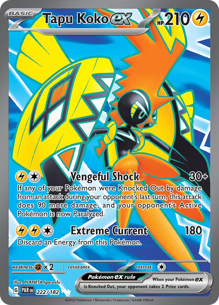 Tapu Koko ex 222/182 - Reverse Holo