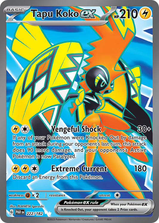 Tapu Koko ex 222/182 - Reverse Holo