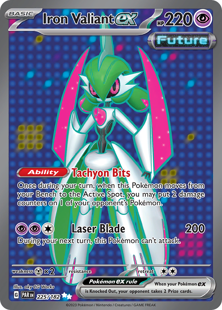 Iron Valiant ex 225/182 - Reverse Holo
