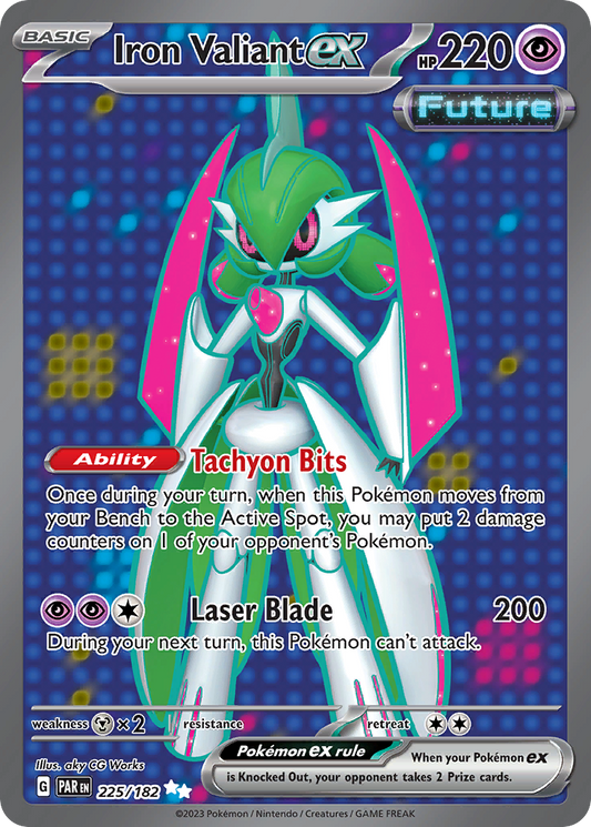 Iron Valiant ex 225/182 - Reverse Holo