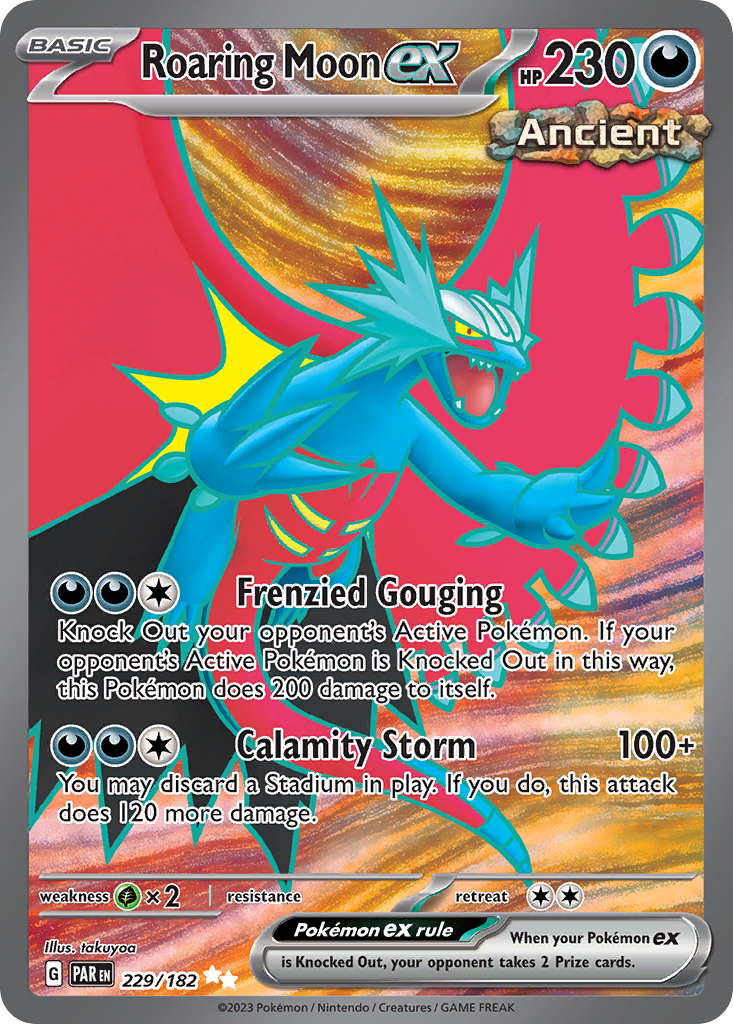 Roaring Moon ex 229/182 - Reverse Holo